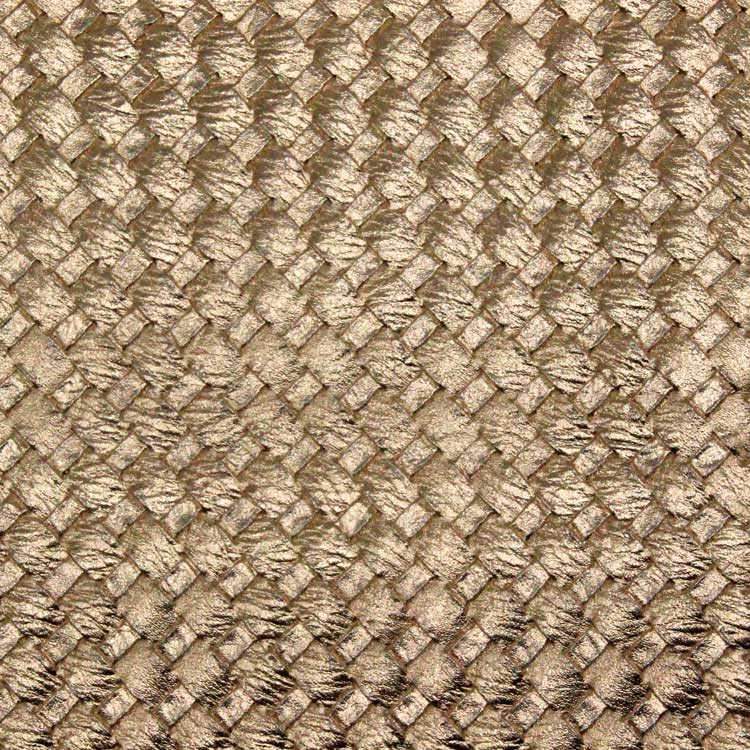 Woven pattern leather